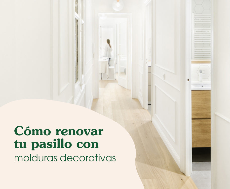 Cómo renovar tu pasillo con molduras decorativas