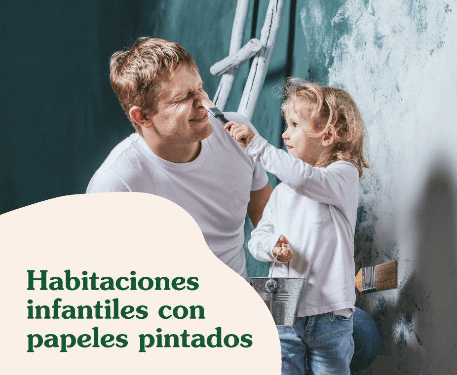 Cómo decorar una habitación infantil con papel pintado