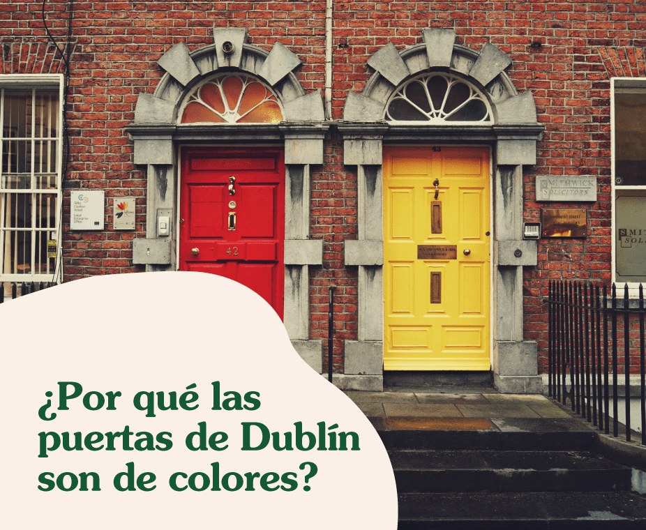 ¿Por qué las puertas de Dublín son de colores?