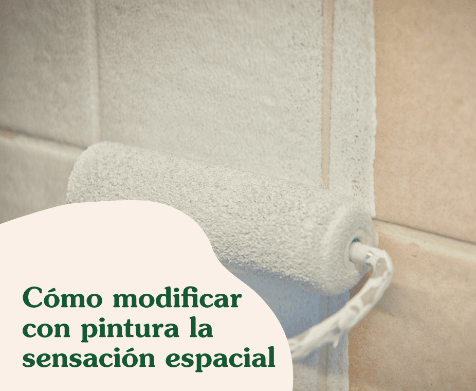 Cómo modificar con pintura la sensación espacial