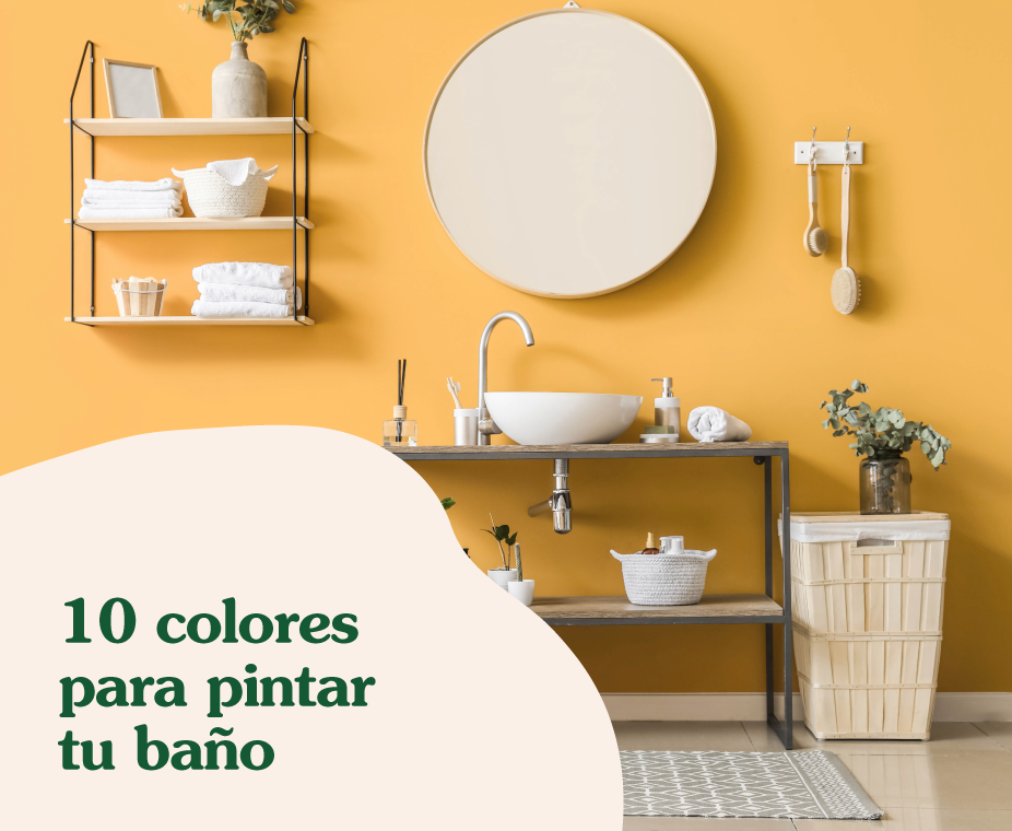 10 ideas para pintar tu baño - Garlanda