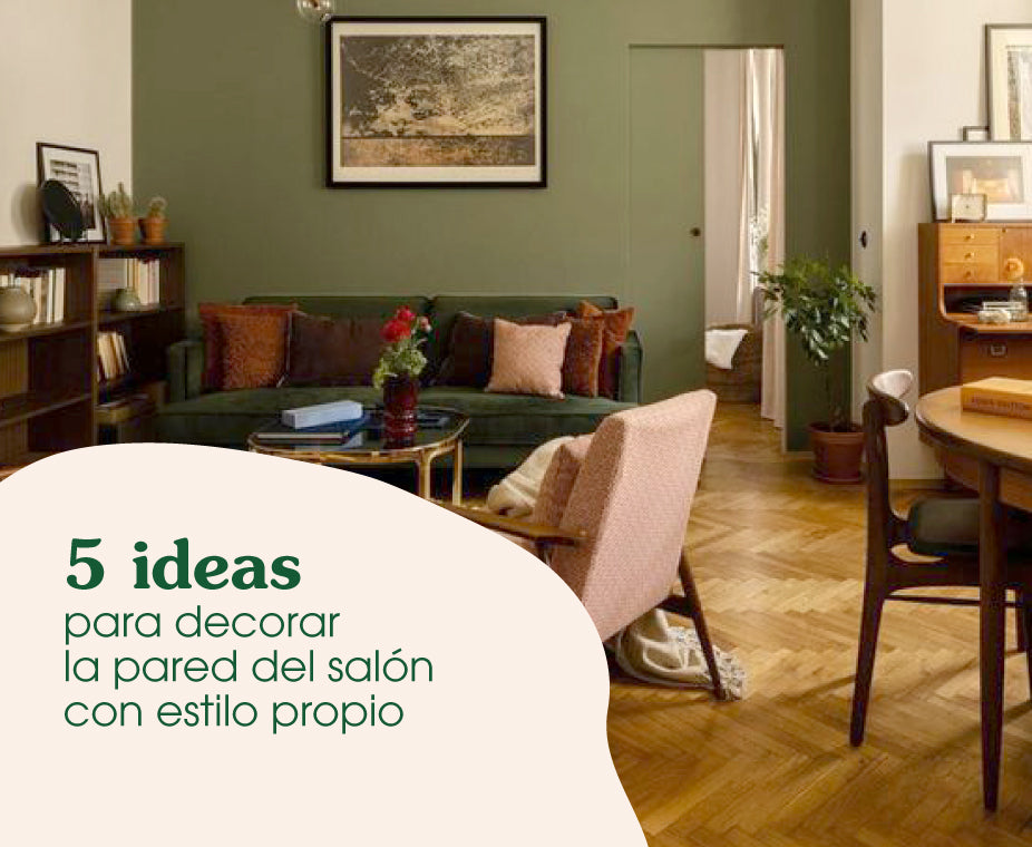 5 ideas para decorar la pared del salón con estilo propio