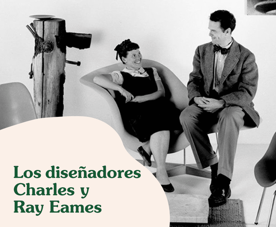 Los diseñadores Charles y Ray Eames