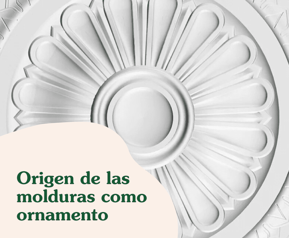 El origen de las molduras como ornamento