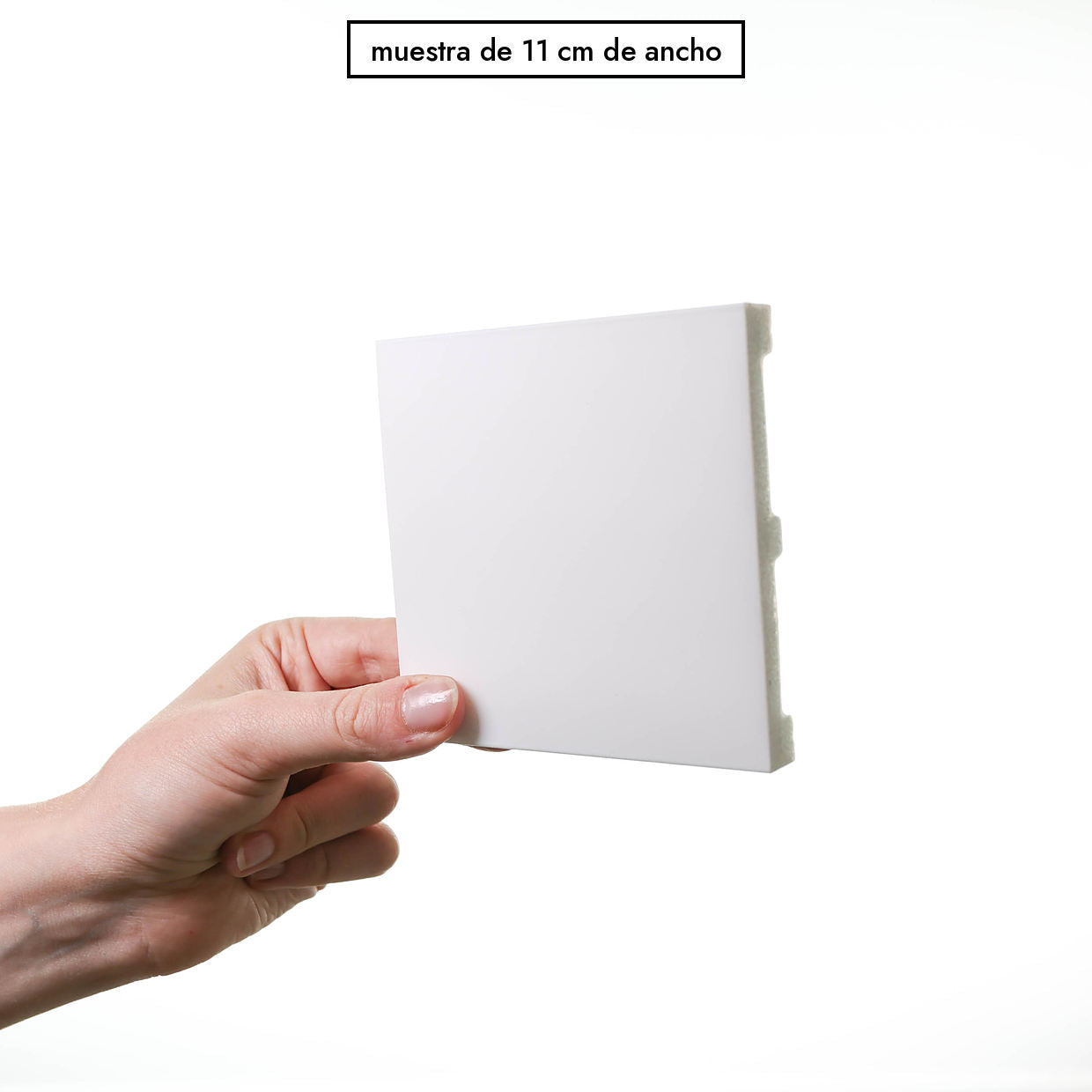 Muestra de 11 cm de ancho del zócalo multi XL